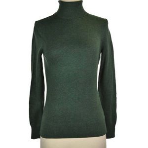 Merona Sweater Mock Neck Green